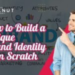 Brand Strategy for Startups a man pointing to a wall
